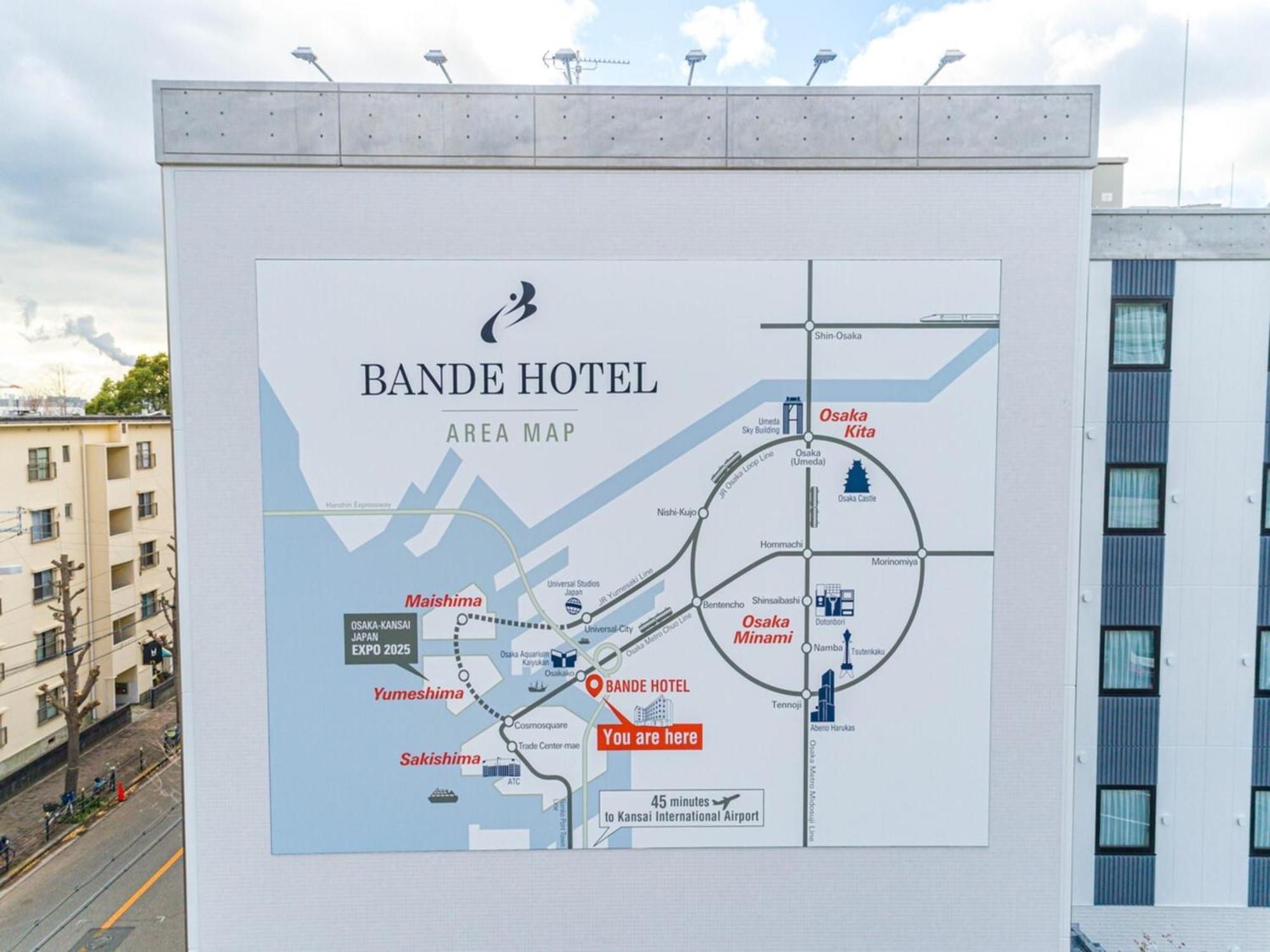 Bande Hotel Tenpozan Higashi Осака Екстер'єр фото